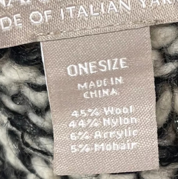 Banana Republic Made of Italian Yarn Marled Knit Infinity Scarf Wool Blend - Picture 13 of 13